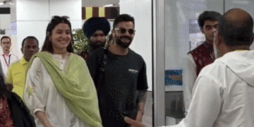 Virat Kohli, Anushka Sharma Visit Premanand Maharaj Ashram; Airport Meet