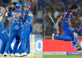 ipl 2026 gt vs mi mumba indians beat gujarat titans tilak verma shine hardik pandya