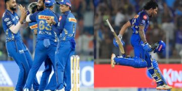 ipl 2026 gt vs mi mumba indians beat gujarat titans tilak verma shine hardik pandya