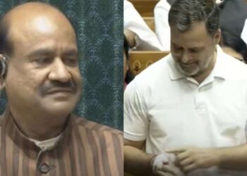 Rahul Gandhi injury, Om Birla question Rahul Gandhi, Lok Sabha news India लोकसभा में ओम बिरला ने पूछा, ‘हाथ में क्या हो गया?’, जानें पट्टी बांधे राहुल गांधी ने क्या कहा
