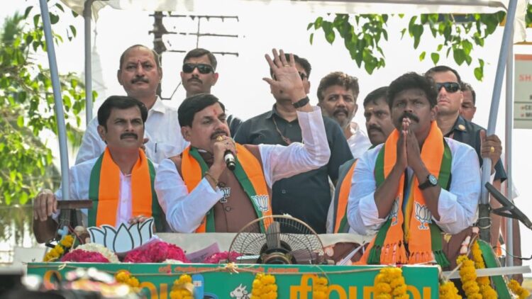 CM मोहन यादव ने राशिपुरम में किया रोड शो, कांग्रेस और DMK को बताया महिला विरोधी; जमकर साधा निशाना