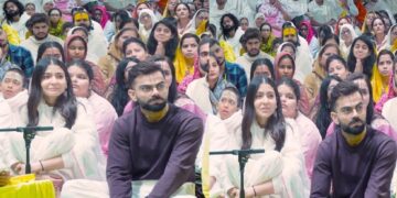 IPL 2026 के बीच पत्नी अनुष्का संग वृंदावन पहुंचे विराट कोहली, प्रेमानंद महाराज का लिया आशीर्वाद