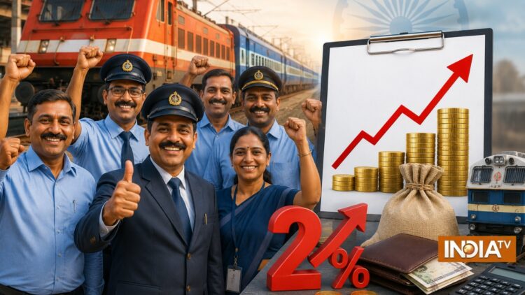 DA Hike: रेलवे कर्मचारियों को तोहफा! महंगाई भत्ता बढ़ने के बाद अब कितनी बढ़ेगी सैलरी? समझिए पूरा कैलकुलेशन