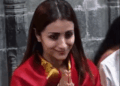 Trisha krishnan visit tripati temple at her 43rd birthday, fans linked it with thalapathy vijay’s election result