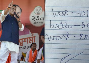 Assam election result 2026, Himanta Biswa Sarma prediction, NDA landslide Assam हिमंत विश्व शर्मा की ‘पर्ची’ निकली बिल्कुल सटीक, असम में NDA की ऐतिहासिक जीत