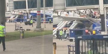 IndiGo फ्लाइट के अंदर हुआ धमाका, चारों ओर फैला धुआं, 198 यात्री थे सवार, इमर्जेंसी गेट से निकाले गए पैसेंजर्स-VIDEO