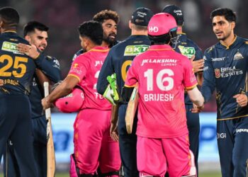 ipl 2026 captain shubman gills storm rashid khan wreaked havoc gt thrashed rr badly