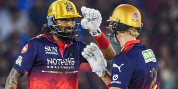 rcb biggest concern against kkr is opening pair failing without phil salt