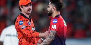 new rivalry in ipl virat kohli refuses to shake hands with travis head video goes viral