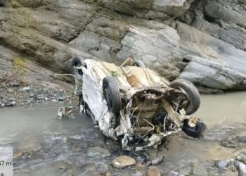 बैरा स्यूल नदी में गिरी अल्टो कार, 4 लोगों की दर्दनाक मौत