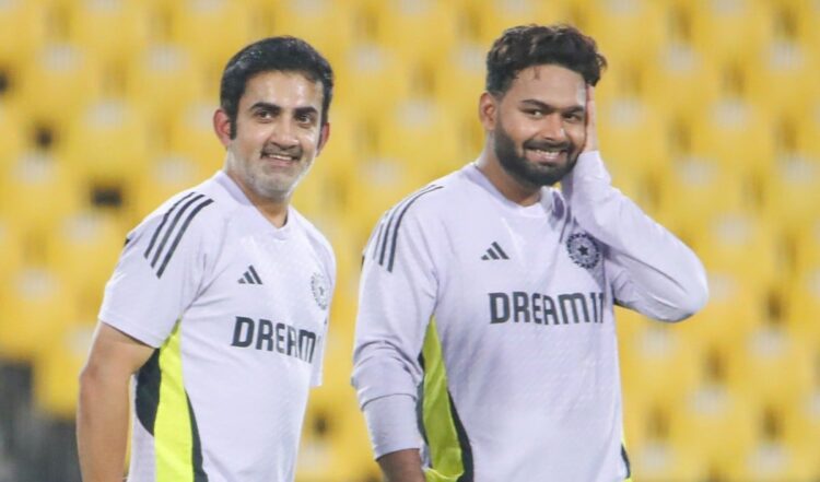 gautam gambhir broke his silence on rishabh pant says i dont want him to change