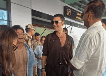 दिशा पाटनी ने अक्षय के लिए घर से खाना मंगाया:पिता बरेली एयरपोर्ट लेकर पहुंचे; राजपाल के साथ खाया, बोले- मजा आ गया