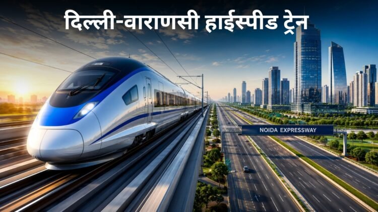 गौतमबुद्ध नगर में बनेंगे दिल्ली-वाराणसी हाईस्पीड ट्रेन के 3 स्टेशन, देखें पूरा रूट मैप
