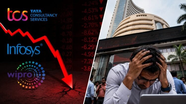 आईटी शेयरों में हाहाकार! Nifty IT इंडेक्स 6% टूटने से निवेशकों के डूबे ₹1.7 लाख करोड़, क्यों आई ये बड़ी गिरावट?