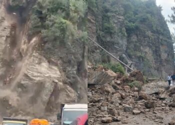 VIDEO: शिमला में भीषण भूस्खलन, घूमने जाने से पहले ये मंजर देख लीजिए; ढह गया पूरा पहाड़