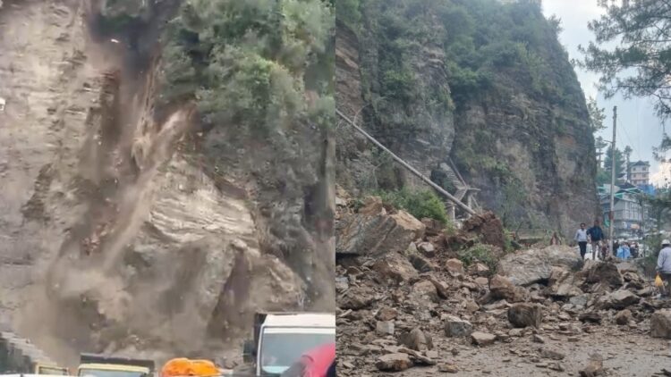 VIDEO: शिमला में भीषण भूस्खलन, घूमने जाने से पहले ये मंजर देख लीजिए; ढह गया पूरा पहाड़
