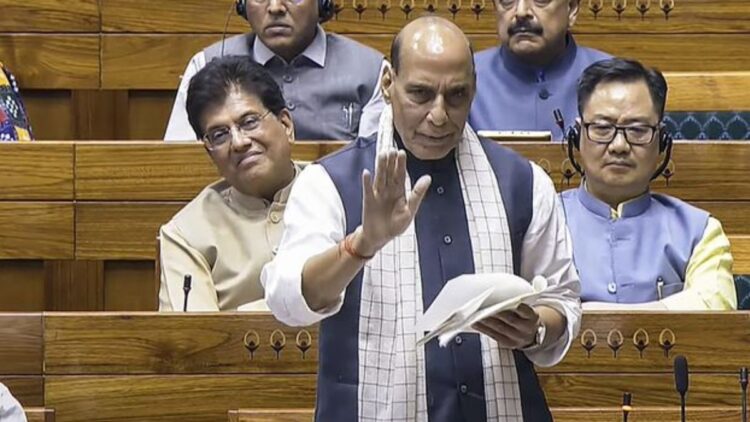 तोड़-मोड़कर पेश किया जा रहा रक्षा मंत्री राजनाथ सिंह का संसद में ऑपरेशन सिंदूर पर दिया गया बयान, केंद्र सरकार ने दी सफाई