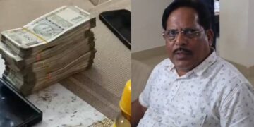 रिटायरमेंट से 6 दिन पहले रिश्वत लेते रंगे हाथ पकड़ा गया इंजीनियर, 5 लाख कैश बरामद; आलीशान घर की छत पर स्विमिंग पूल