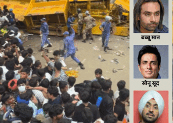 कॉकरोच जनता पार्टी का आंदोलन, पंजाबी एक्टर-सिंगर बंटे:बब्बू मान बोले- हर बार हम ही क्यों लाठी खाएं; सोनम बाजवा ने टूटे दिल की इमोजी लगाई