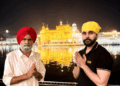 शहनाज गिल और जय रंधावा पहुंचे गोल्डन टेंपल:गुरु घर में नतमस्तक हुए; इश्कनामा की सफलता के लिए वाहेगुरु का किया शुकराना