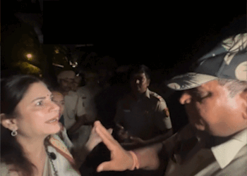 Kunika Sadanand Delhi CJP Protest Controversy