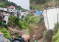 भारी बारिश का दिखा तांडव, चंद सेकेंड में जमींदोज हो गया मकान; देखें डराने वाला VIDEO