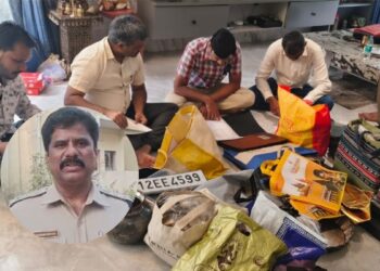 हैदराबाद में DSP के घर रेड में 200 करोड़ की जायदाद का खुलासा, 2 किलोग्राम सोने के गहने, 20 KG चांदी, कई लग्जरी फ्लैट-विला और 50 एकड़ से ज्यादा जमीन के कागजात बरामद