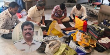 हैदराबाद में DSP के घर रेड में 200 करोड़ की जायदाद का खुलासा, 2 किलोग्राम सोने के गहने, 20 KG चांदी, कई लग्जरी फ्लैट-विला और 50 एकड़ से ज्यादा जमीन के कागजात बरामद