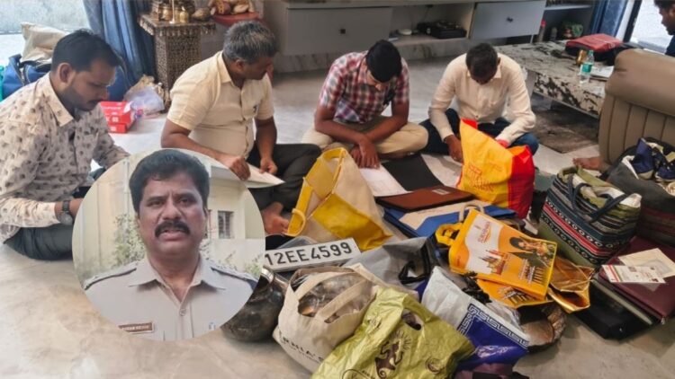 हैदराबाद में DSP के घर रेड में 200 करोड़ की जायदाद का खुलासा, 2 किलोग्राम सोने के गहने, 20 KG चांदी, कई लग्जरी फ्लैट-विला और 50 एकड़ से ज्यादा जमीन के कागजात बरामद