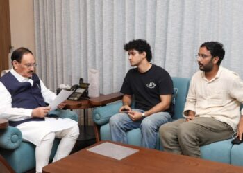 सीजेपी नेताओं से मुलाकात के बाद जेपी नड्डा का पहला बयान, बताया- ‘11.50 बजे से चल रही बातचीत’