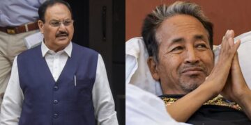 दिल्ली में प्रदर्शन के बीच सरकार ने की बड़ी पहल, सोनम वांगचुक से मिलने पहुंचे केंद्रीय मंत्री जेपी नड्डा और जितेंद्र सिंह