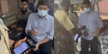 VIDEO: आम यात्री बन बसों में सफर कर रहे थे कर्नाटक के परिवहन मंत्री बी सुरेश, 100 रुपये का नोट देने पर कंडक्टर बोला- “नीचे उतरो”
