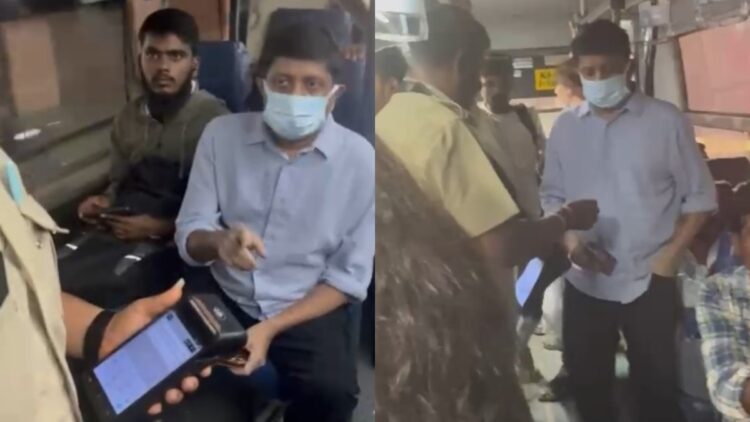 VIDEO: आम यात्री बन बसों में सफर कर रहे थे कर्नाटक के परिवहन मंत्री बी सुरेश, 100 रुपये का नोट देने पर कंडक्टर बोला- “नीचे उतरो”
