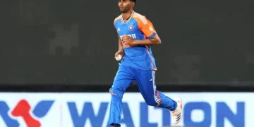 a wicket on very first ball mayank yadav said two year wait for the blue jersey has paid off