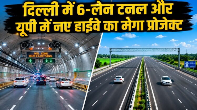 मोदी कैबिनेट का बड़ा फैसला! दिल्ली में बनेगी 8 km लंबी हाईटेक टनल, यूपी को मिली एक और हाईवे की सौगात