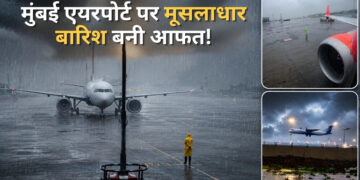 मुंबई में मूसलाधार बारिश बनी आफत! 17 फ्लाइट्स हुईं कैंसिल, 365 उड़ानें घंटों लेट
