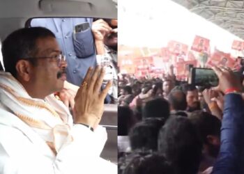 इस्तीफा देने के बाद पहली बार गृह राज्य ओडिशा पहुंचे धर्मेंद्र प्रधान, स्वागत में जुटी भारी भीड़, देखें Video