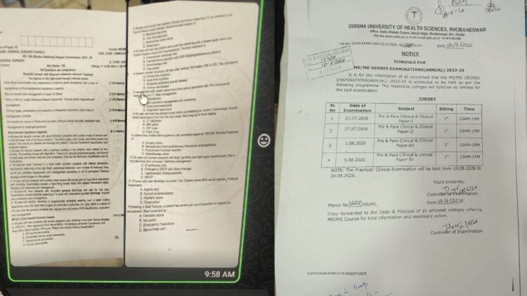 अब ओडिशा में मेडिकल PG परीक्षा का पेपर लीक होने का आरोप, व्हाट्सएप पर प्रश्नपत्र हो रहा वायरल, जांच शुरू