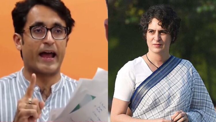 भाजपा प्रवक्ता ने प्रियंका गांधी वाड्रा पर लगाए गंभीर आरोप, जानें क्या है पूरा मामला