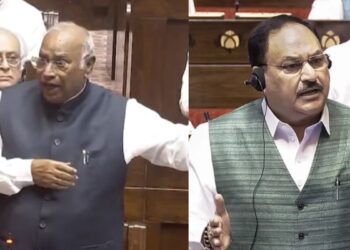 नीट प्रदर्शन को लेकर राज्यसभा में जेपी नड्डा और खरगे के बीच तीखी बहस, केंद्रीय मंत्री बोले- ‘कानून-व्यवस्था बनाए रखना पुलिस की जिम्मेदारी’