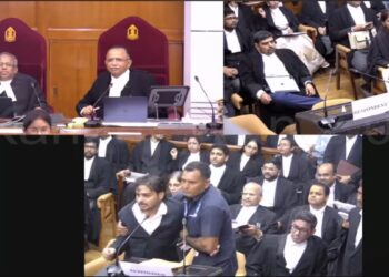 SC में शख्स का हंगामा, कागज़ फेंका, CJI के खिलाफ अभद्र भाषा का किया प्रयोग, जानें फिर क्या हुआ