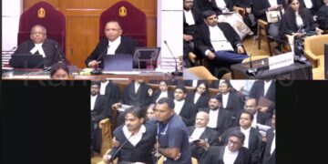 SC में शख्स का हंगामा, कागज़ फेंका, CJI के खिलाफ अभद्र भाषा का किया प्रयोग, जानें फिर क्या हुआ