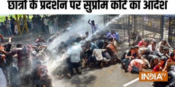 सुप्रीम कोर्ट का आदेश, फिलहाल प्रदर्शन करने वाले छात्रों के खिलाफ कोई सख्त कार्रवाई ना की जाए