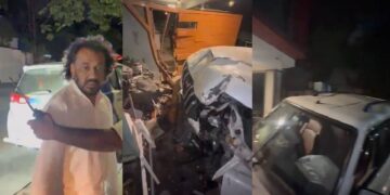 हैदराबाद में तेलुगु एक्टर धर्मा के घर में घुसी बेकाबू कार, शराब के नशे में धुत ड्राइवर हिरासत में