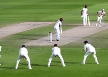 justin greaves makes history in test cricket sets world record for a 5 wicket maiden over