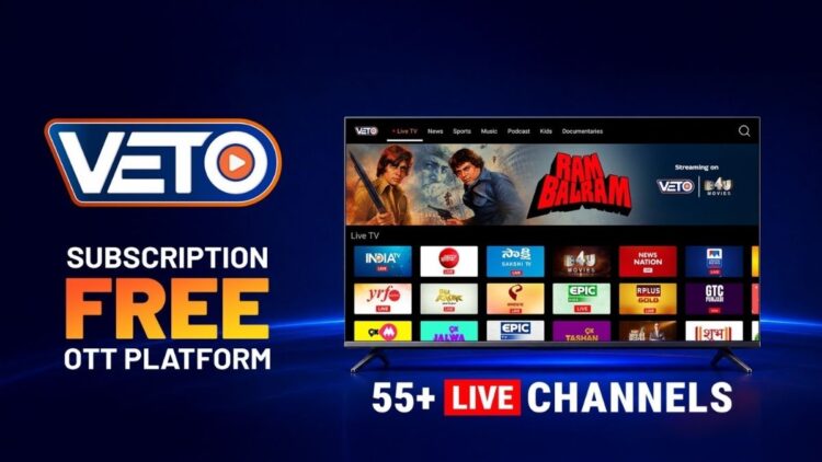 VETO OTT प्लेटफॉर्म पर 28 नए लाइव चैनल जुड़े, अब 55 से ज्यादा लाइव चैनलों का मिलेगा विकल्प