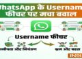 WhatsApp के Username फीचर पर मचा बवाल, सरकार ने भेजा नोटिस तो कंपनी ने क्या दी दलील?