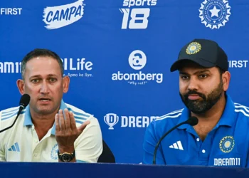 uproar within bcci over rohit sharma future chief selector ajit agarkar position in jeopardy