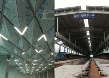 बुलेट ट्रेन के स्टेशन बनकर लगभग तैयार, मुंबई-सूरत के वीडियो आए सामने, देखें अंदर से कैसा है डिजाइन