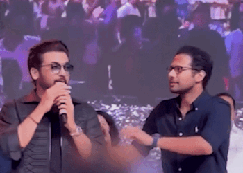 Director Touches Feet at Vishwanath & Sons Event